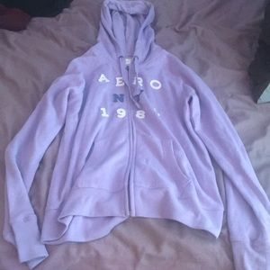 Light purple Aeropostale zip jacket new with tags